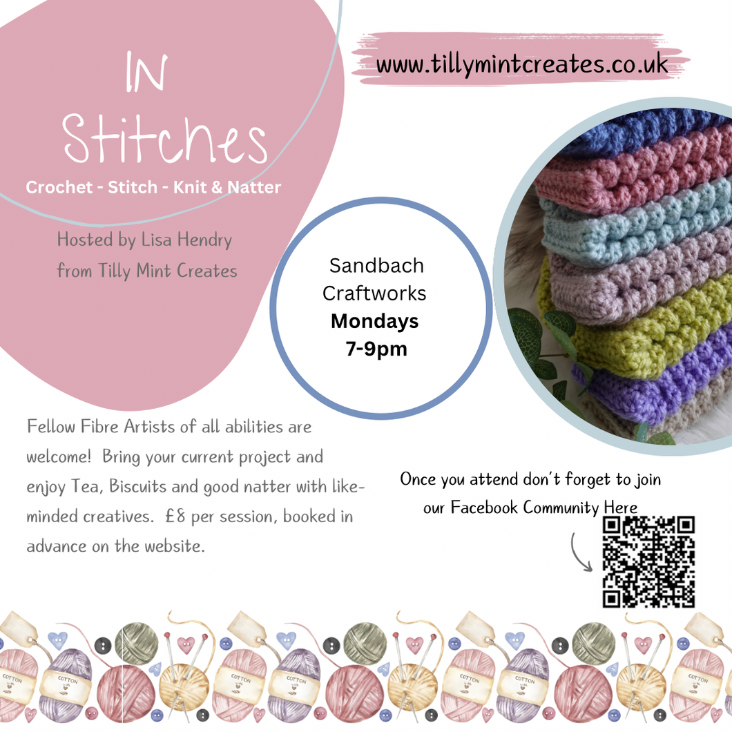 In Stitches - Crochet and Knitting Group Monday 20th May 2024