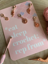 Load image into Gallery viewer, Rose Gold Stitch Markers
