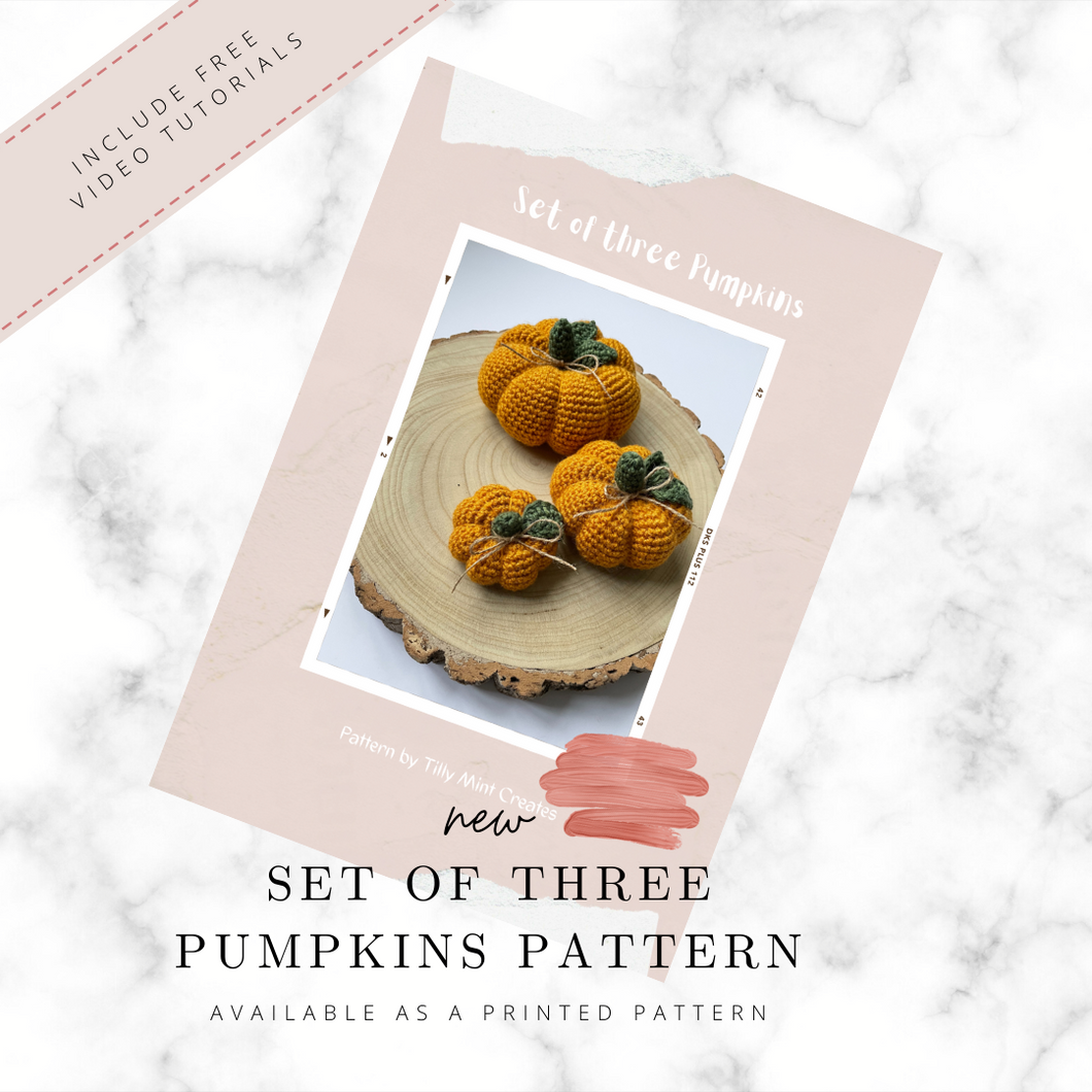 Pumpkin Crochet Pattern - PDF